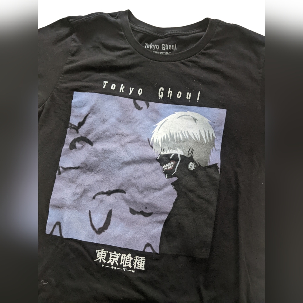 Tokyo Ghoul Anime T-shirt Black medium